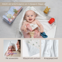 Σετ παιχνίδια & πετσέτα μπάνιου 5τμχ Taf Toys Bath-time Kit