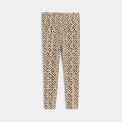 Okaidi Leggings en jersey imprime leopard jaune Fille