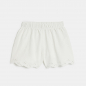 Okaidi Short en jersey fantaisie blanc Fille