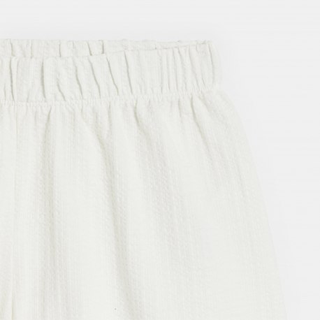 Okaidi Short en jersey fantaisie blanc Fille