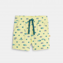 Obaibi Baby Boy's blue textured jersey shorts