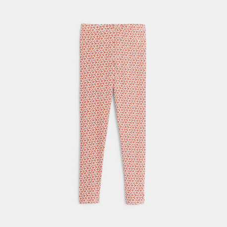 Okaidi Leggings imprimes orange Fille