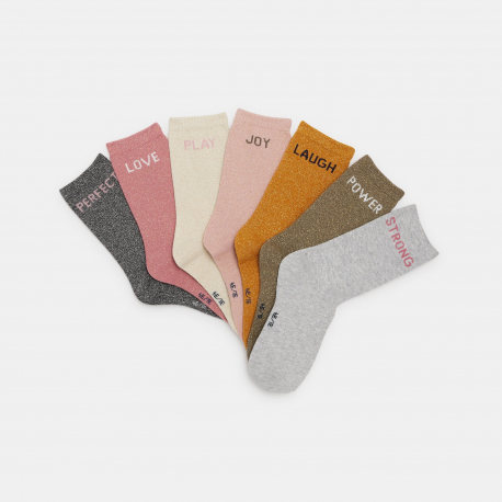 Okaidi Chaussettes a message (lot de 7)