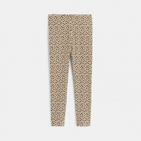 Okaidi Leggings en jersey imprime leopard jaune Fille