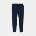 Okaidi Pantalon jogger en toile bleu marine Garcon