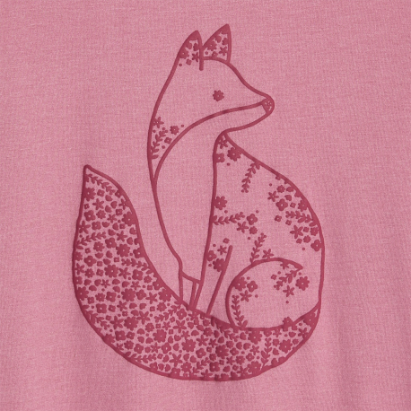 Okaidi T-shirt manches longues motif oiseau  rose Fille