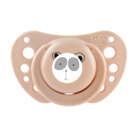 Πιπίλα Chicco Physio Air 0-6m Μπεζ/Ροζ, σετ των 2