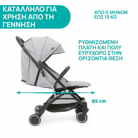 Καρότσι Chicco TrolleyMe Grey