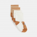 Obaibi Chaussettes antiglisse animal bleu bebe garcon (lot de 2)