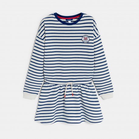 Okaidi Robe-sweat-shirt mariniere Fille