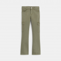 Okaidi Pantalon cargo vert kaki Fille