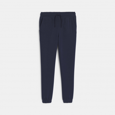 Okaidi Jogging en molleton light uni bleu Garcon