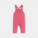 Obaibi Salopette en maille tricot et body rose bebe fille