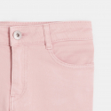 Okaidi Pantalon flare en toile rose pastel Fille