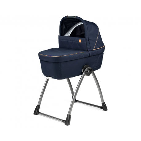 Port-bebe Peg Perego Culla Belvedere Blue Shine &amp; Home Stand