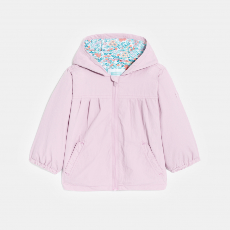 Obaibi Veste a capuche rose bebe fille