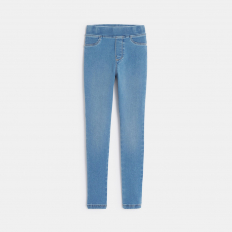 Okaidi Tregging en jean hyper stretch gris fille