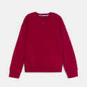 Okaidi Sweat-shirt uni rouge fonce Garcon