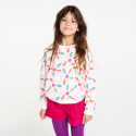 Okaidi Pull en tricot imprime leopard rose Fille