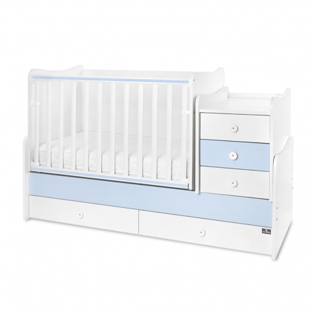 Πολυμορφικό κρεβάτι Lorelli® Multi New White/Baby Blue