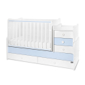 Πολυμορφικό κρεβάτι Lorelli® Multi New White/Baby Blue