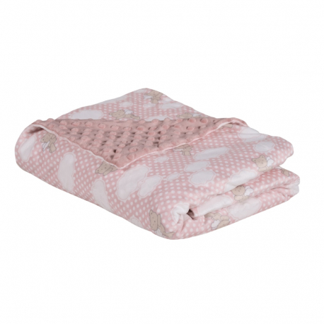 Κουβέρτα fleece αγκαλιάς Das® Baby Relax (4902) Pink