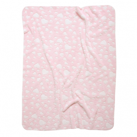 Κουβέρτα fleece αγκαλιάς Das® Baby Relax (4907) Pink