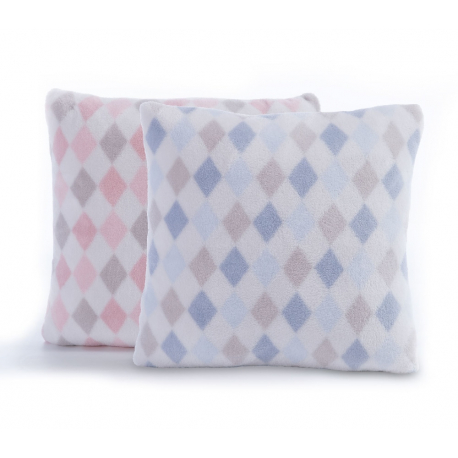 Διακοσμητικό μαξιλάρι fleece Nef-Nef Homeware Sweet Rhombus 35x35 cm