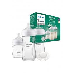 Σετ δώρου γυάλινο για νεογέννητα Philips Avent Natural Response SCD878/11