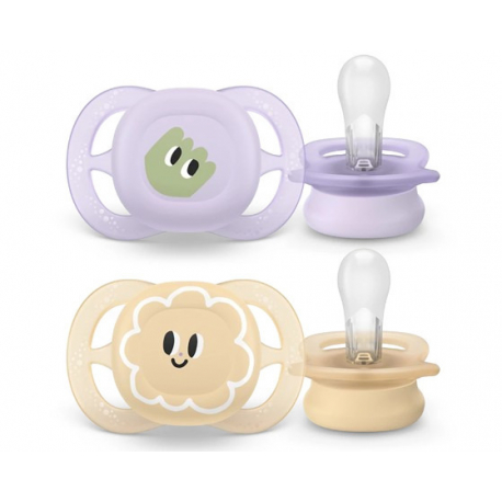 Πιπίλες Philips Avent Ultra Start 0-2m, σετ των 2 - SCF075/03