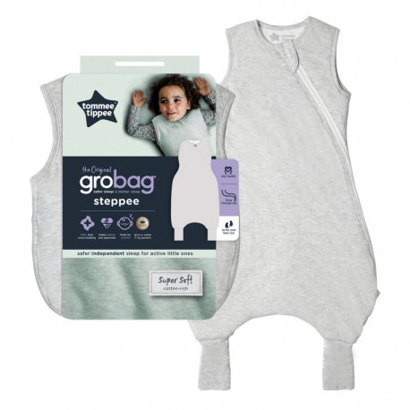 Υπνόσακος Tommee Tippee Steppee με πόδια 2.5 tog Sky Grey Marl 18-36 μηνών