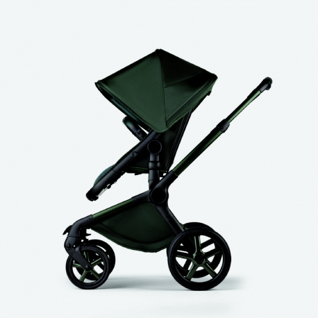 Καρότσι και port-bebe Bugaboo Fox 5 Noir Limited Edition Midnight Green