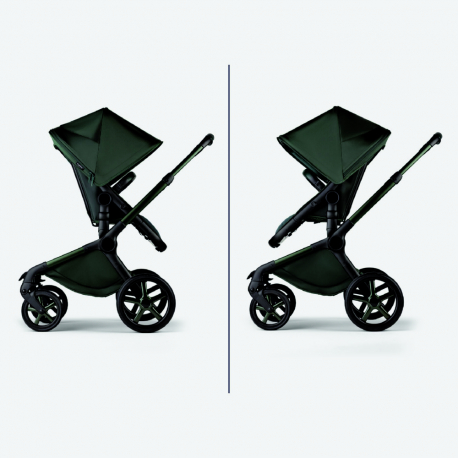 Καρότσι και port-bebe Bugaboo Fox 5 Noir Limited Edition Midnight Green