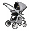 Καρότσι και port-bebe Bebecar Pram Hip-Hop Tech Primium Prive Silver Shine