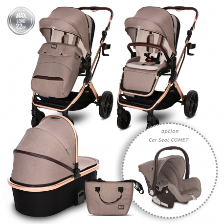 Καρότσι και port-bebe Lorelli® Glory Pearl Beige