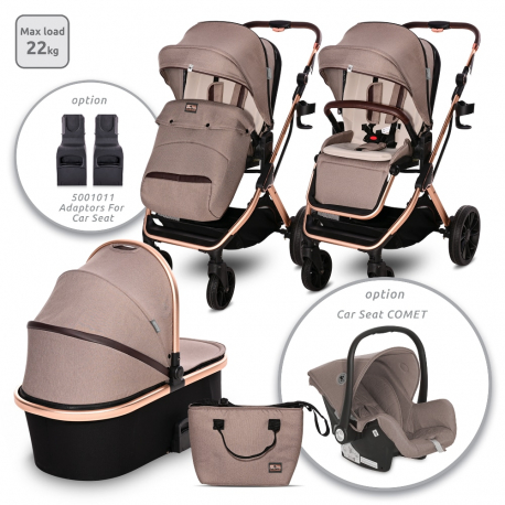 Καρότσι και port-bebe Lorelli® Glory Pearl Beige