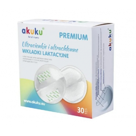 Επιθέματα στήθους μιας χρήσης Akuku® Premium 30 τεμάχια