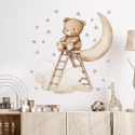 Αυτοκόλλητα τοίχου SIPO Teddy Bear on a Ladder