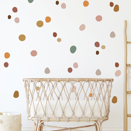 Αυτοκόλλητα τοίχου SIPO Boho Dots