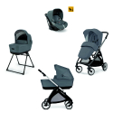 Σύστημα μεταφοράς Inglesina Electa Darwin Quattro Union Grey - Chassis Silver