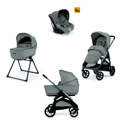 Σύστημα Inglesina Aptica Darwin Recline System Quattro Platinum Grey - Litio