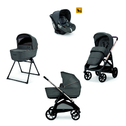 Σύστημα Inglesina Aptica Darwin Recline System Quattro Velvet Grey - Palladio