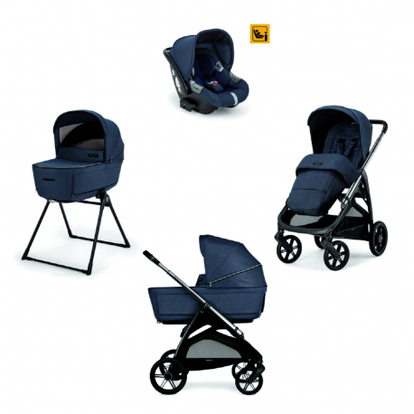 Σύστημα Inglesina Aptica Darwin System Quattro Resort Blue - Chassis Litio Black