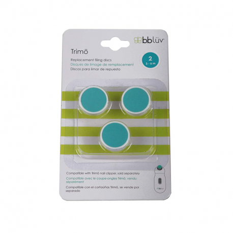 Ανταλλακτικοί δίσκοι 3τμχ ηλεκτρικής λίμας BBluv® Trimo 3-6 μηνών