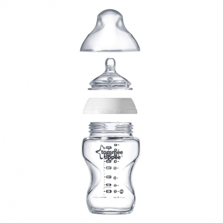 Μπιμπερό Tommee Tippee Closer to nature αργής ροής 250 ml 0m+ (1τμχ)