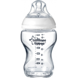 Μπιμπερό Tommee Tippee Closer to nature αργής ροής 250ml 0m+ (1τμχ)