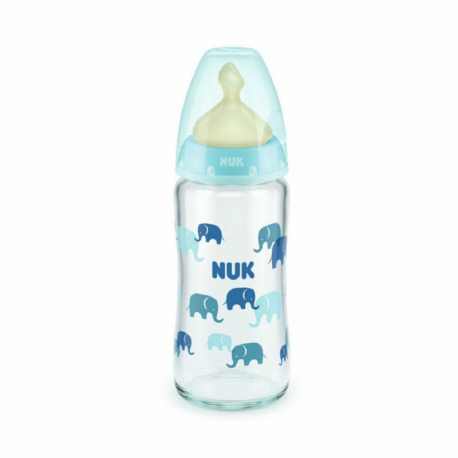 Μπιμπερό Nuk® First Choice+ με δείκτη ελέγχου θερμοκρασίας 240 ml 0-6m (1τμχ)