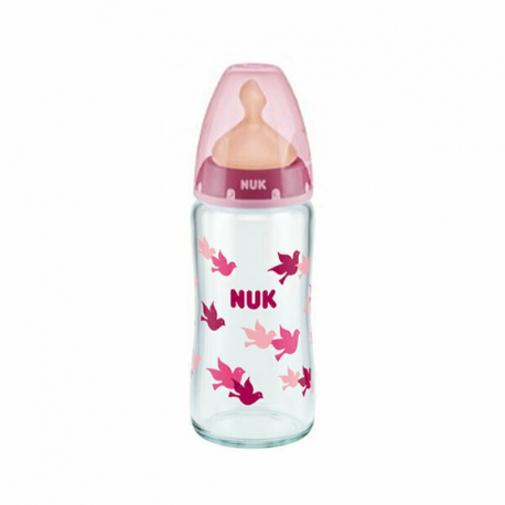 Μπιμπερό Nuk® First Choice+ με δείκτη ελέγχου θερμοκρασίας 240 ml 0-6m (1τμχ)