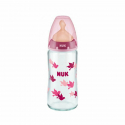 Μπιμπερό Nuk® First Choice+ με δείκτη ελέγχου θερμοκρασίας 240 ml 0-6m (1τμχ)