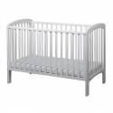 Κούνια Troll Nursery Basic Lux White με ροδάκια